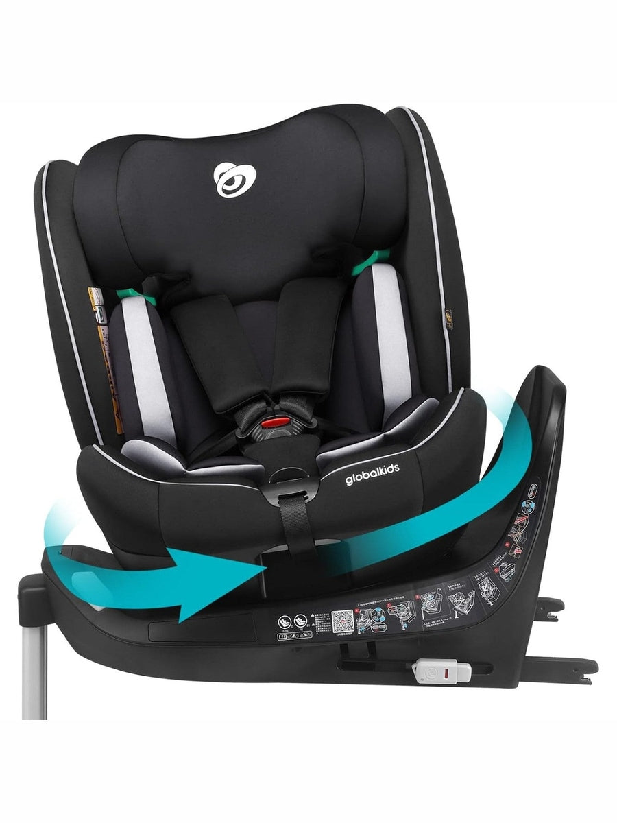 Globalkids i-Size 360 Swivel Car Seat – ISOFIX (40–150cm, Birth–12y)