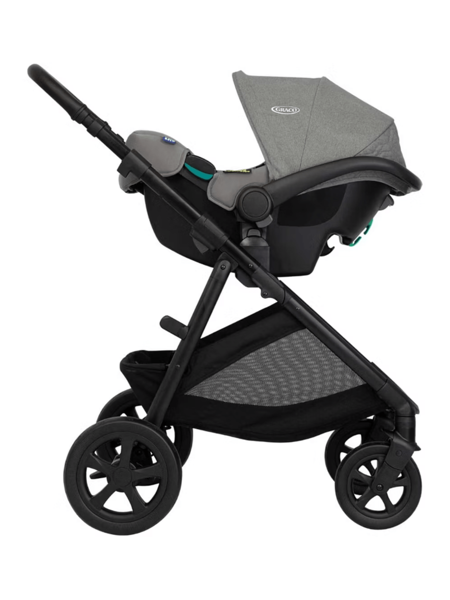 Graco Near2Me Dlx Trio Bundle – Ash | 3 in 1 Travel System