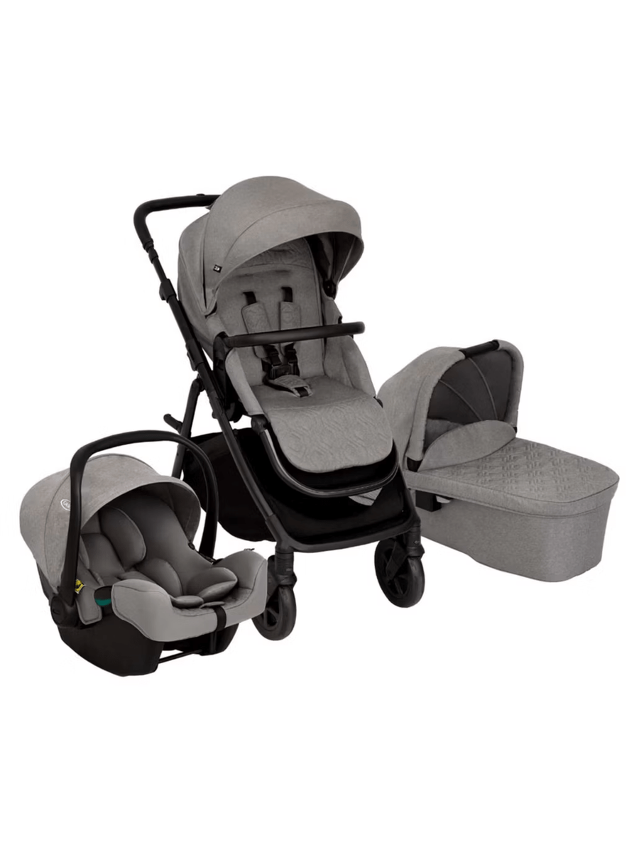 Graco Near2Me Dlx Trio Bundle – Ash | 3 in 1 Travel System