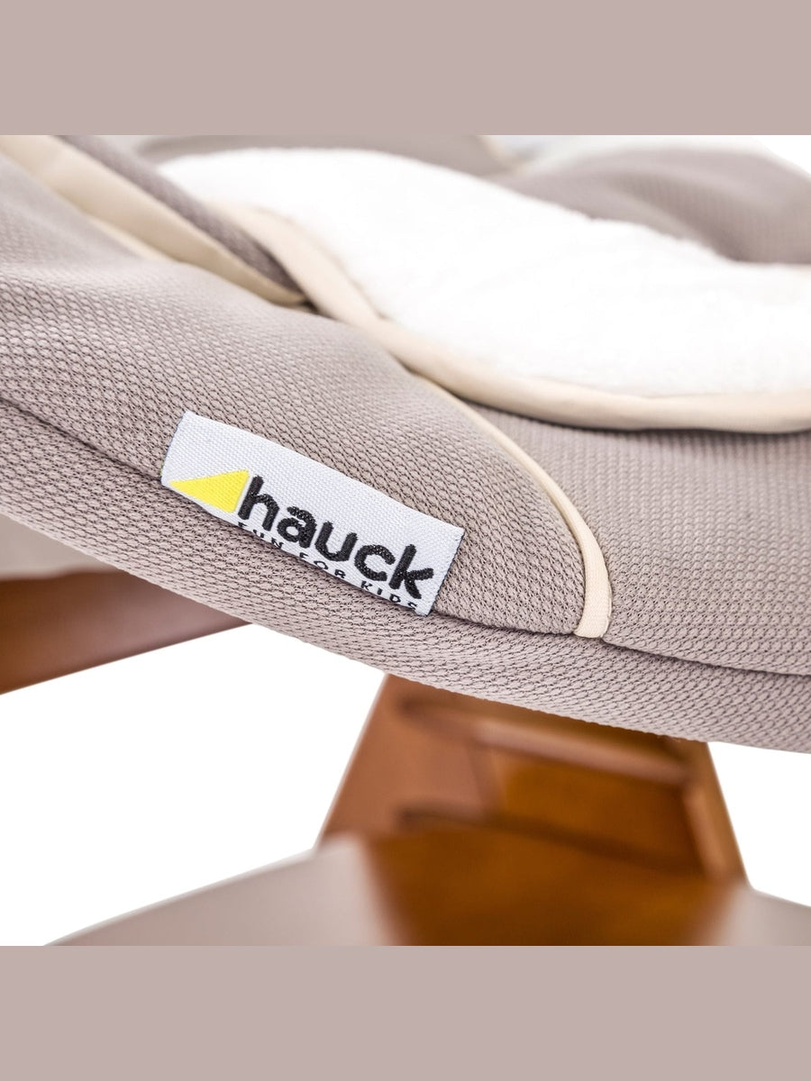 Hauck Alpha+ Economy High Chair Bundle - Wooden High Chair - Beech Natural