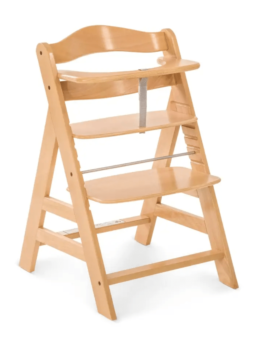 Hauck Alpha+ Wooden Highchair - Natural