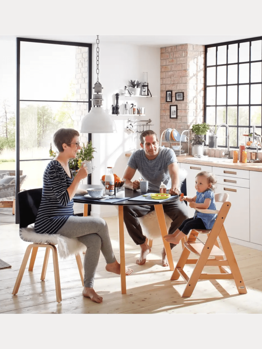 Hauck Alpha+ Wooden Highchair - Natural