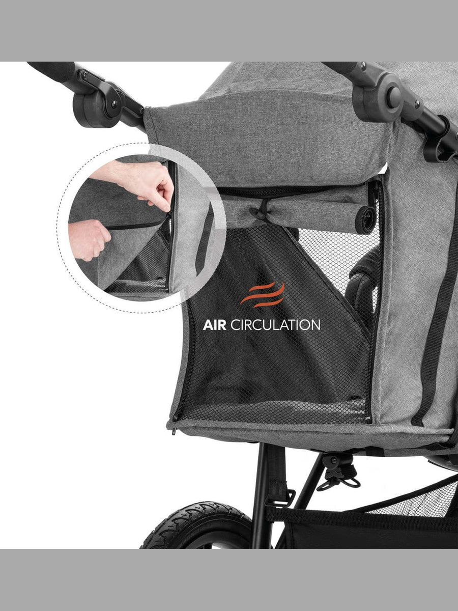 Hauck Runner 2 - All-Terrain Pushchair - Melange Grey