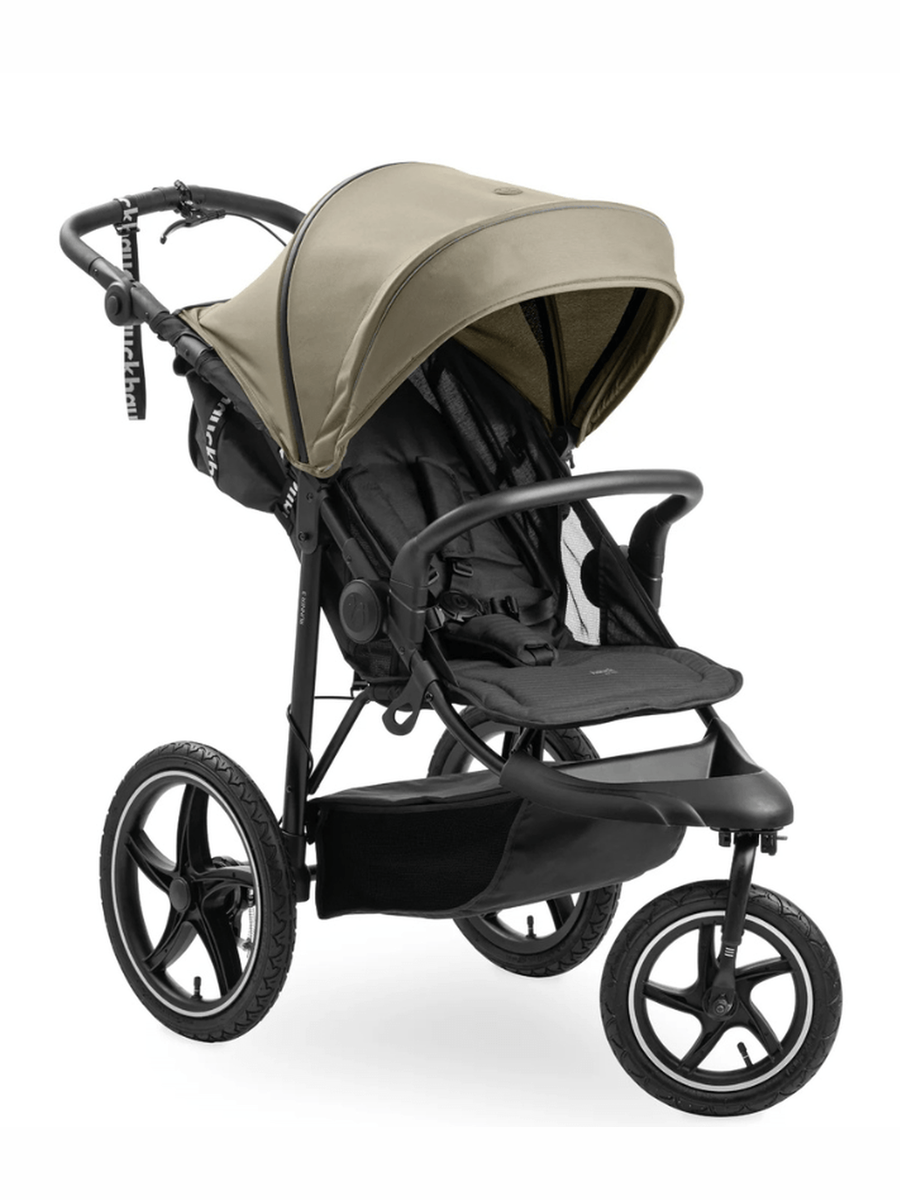 Hauck Runner 3 - All-Terrain Pushchair with Handbrake & Air Wheels - Olive