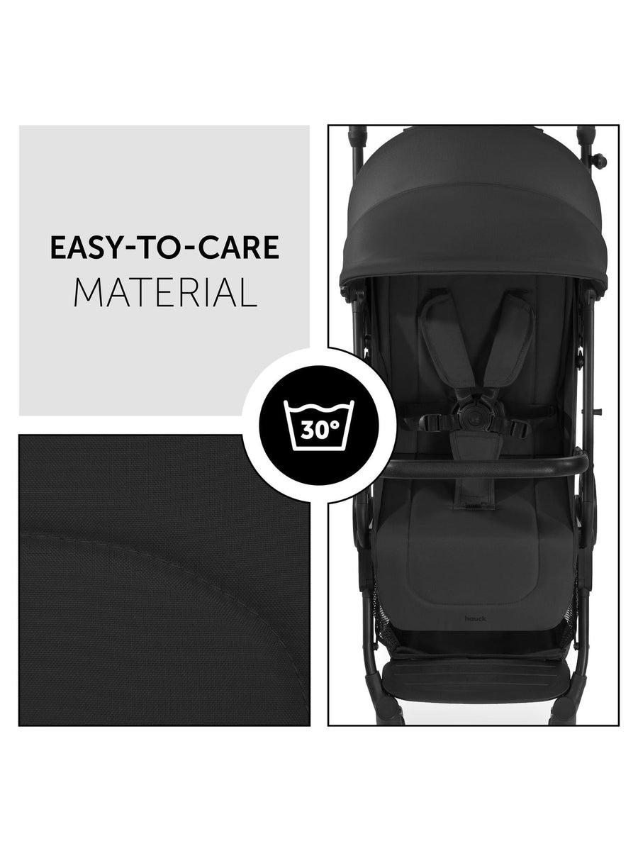 Hauck Travel N Care - Compact Baby Stroller - Black