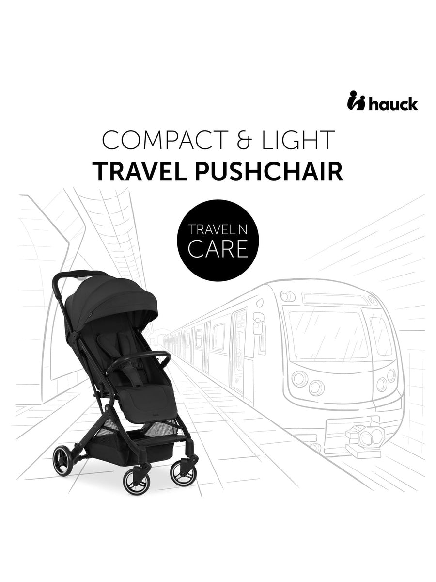 Hauck Travel N Care - Compact Baby Stroller - Black
