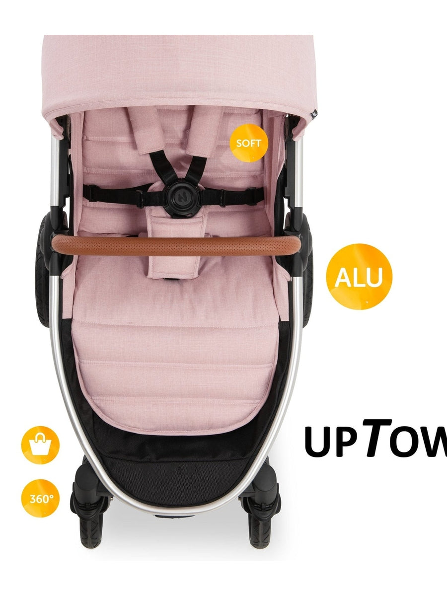 Hauck Uptown Pushchair Stroller - Melange Rose
