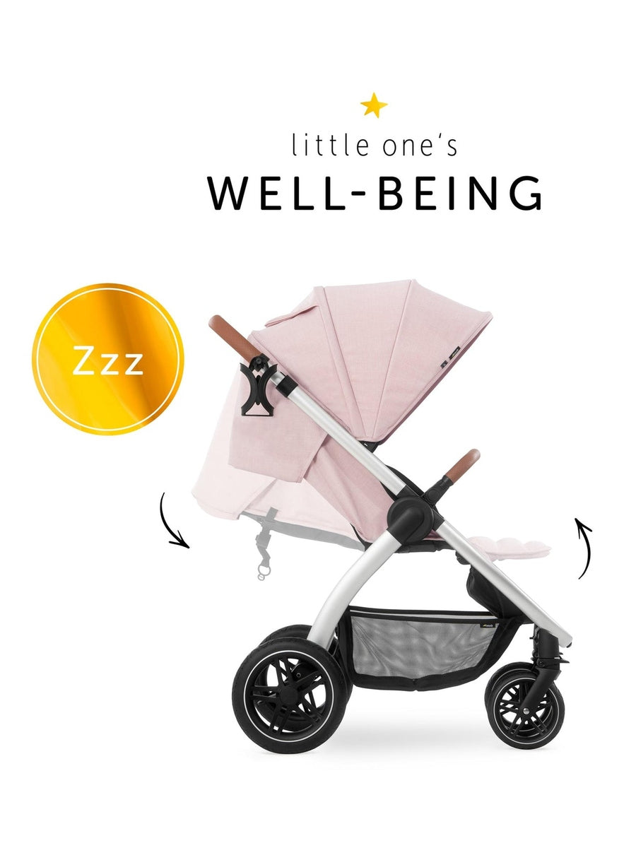 Hauck Uptown Pushchair Stroller - Melange Rose