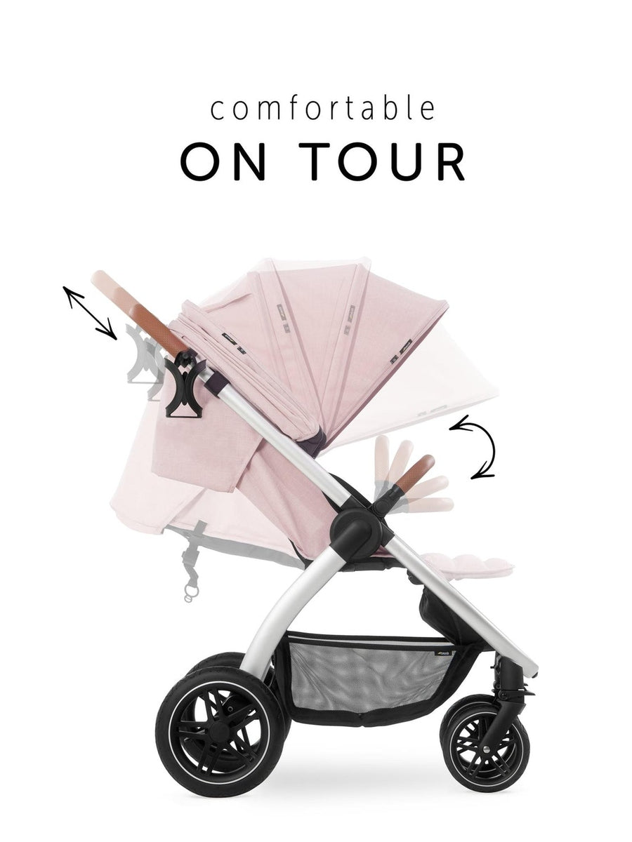 Hauck Uptown Pushchair Stroller - Melange Rose