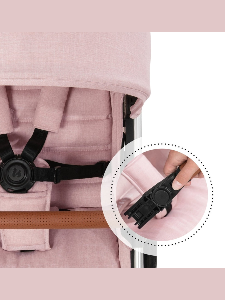 Hauck Uptown Pushchair Stroller - Melange Rose