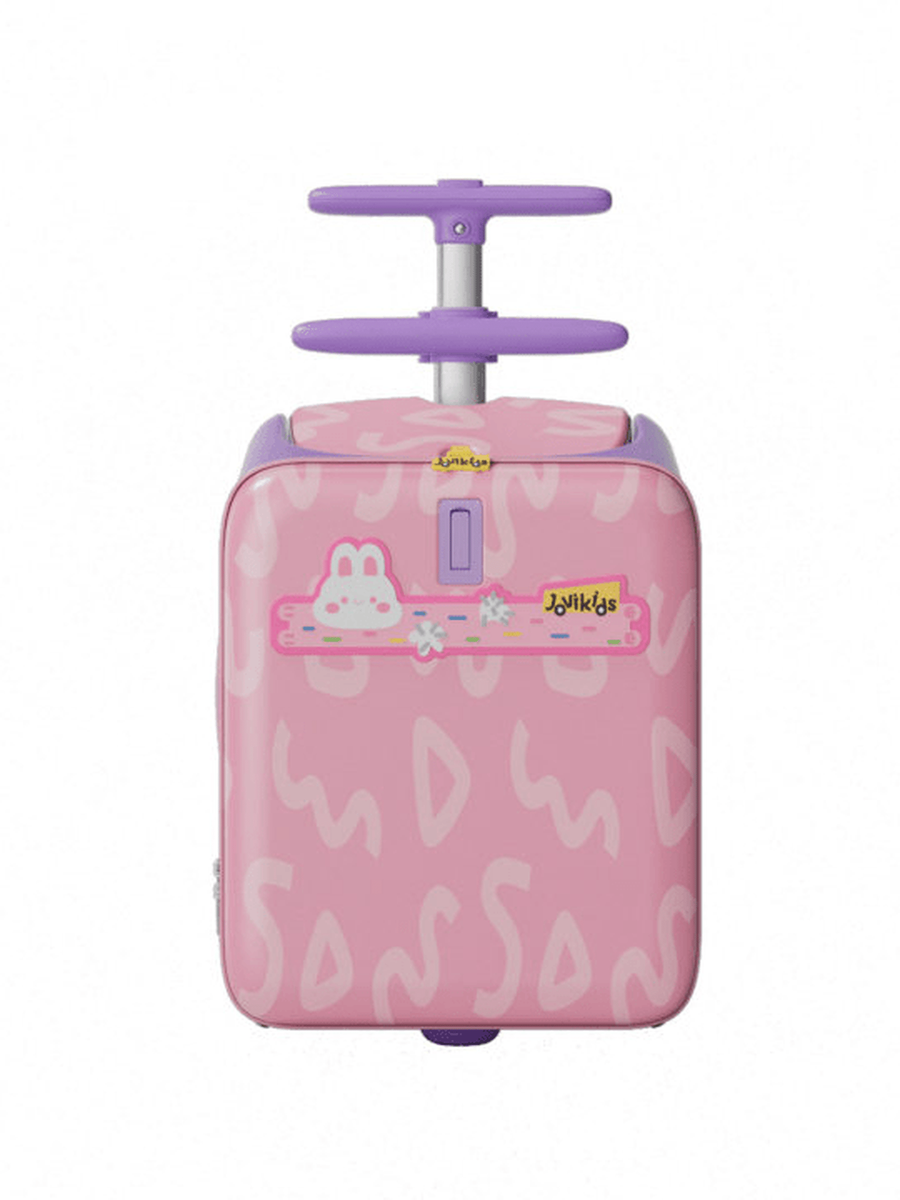 JoviKids 3-in-1 Ride On Luggage – JoyRide Kids Suitcase & Stroller - Pink