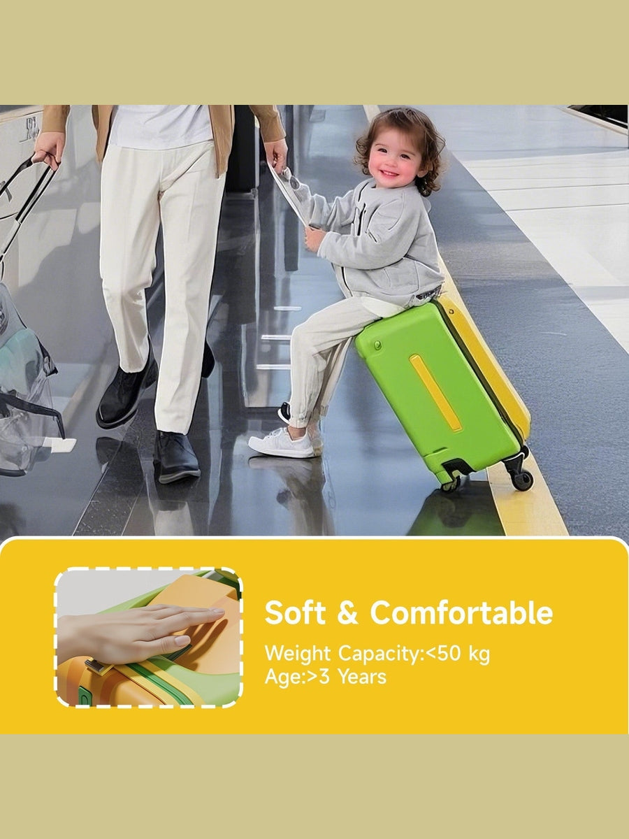 JoviKids 3-in-1 Ride On Luggage – JoyRide Kids Suitcase & Stroller - Green