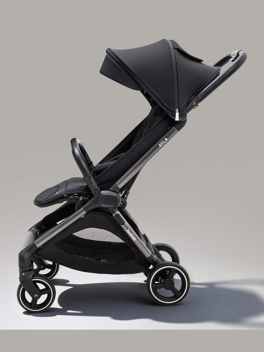 JoviKids Ayla Pushchair Lightweight, Compact & Travel-Friendly - Black