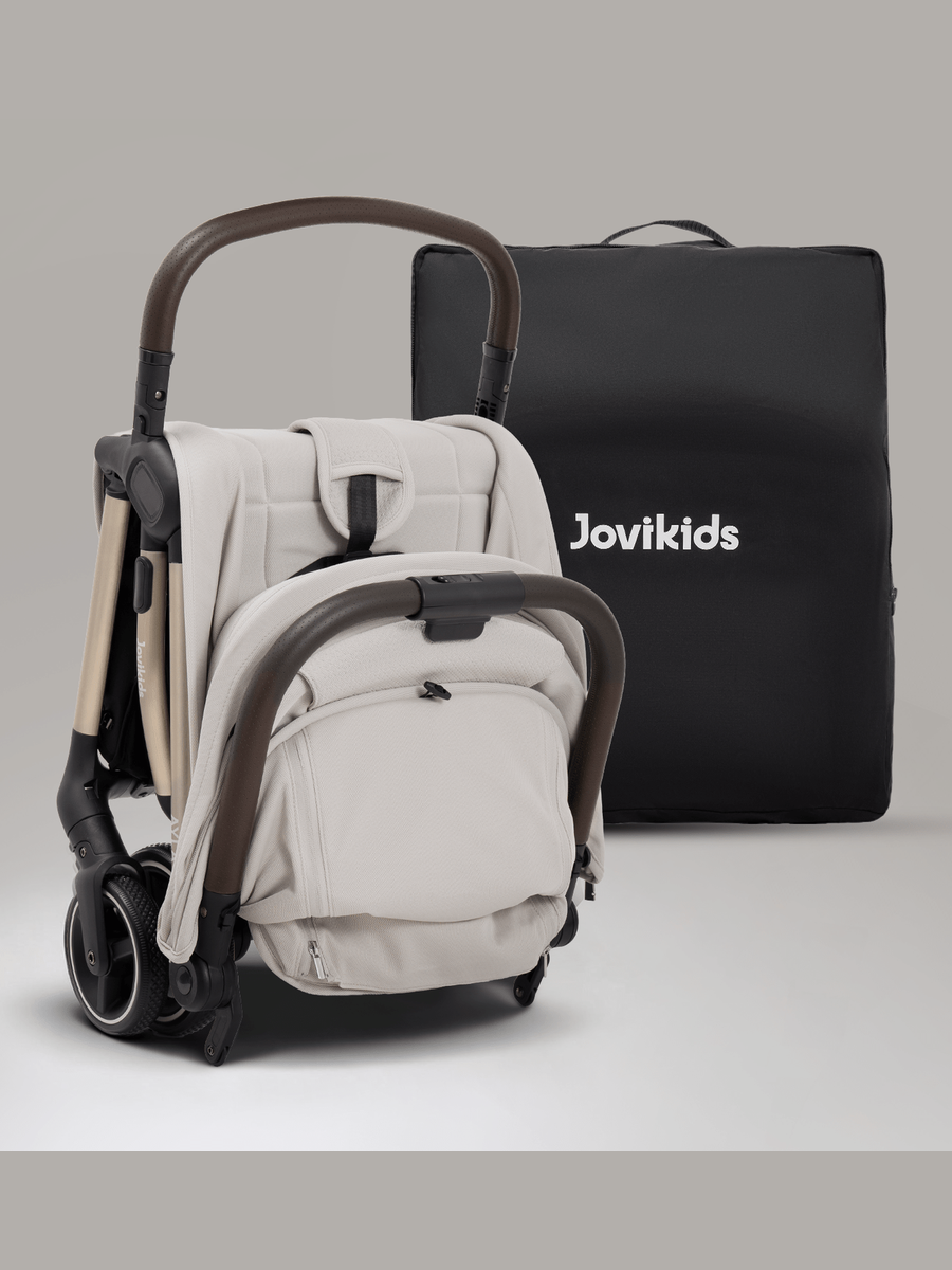 JoviKids Ayla Pushchair Lightweight, Compact & Travel-Friendly - Beige
