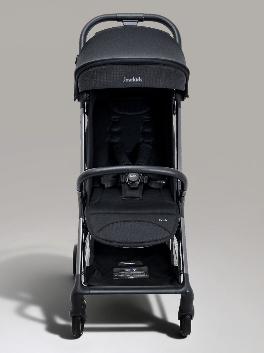 JoviKids Ayla Pushchair Lightweight, Compact & Travel-Friendly - Black