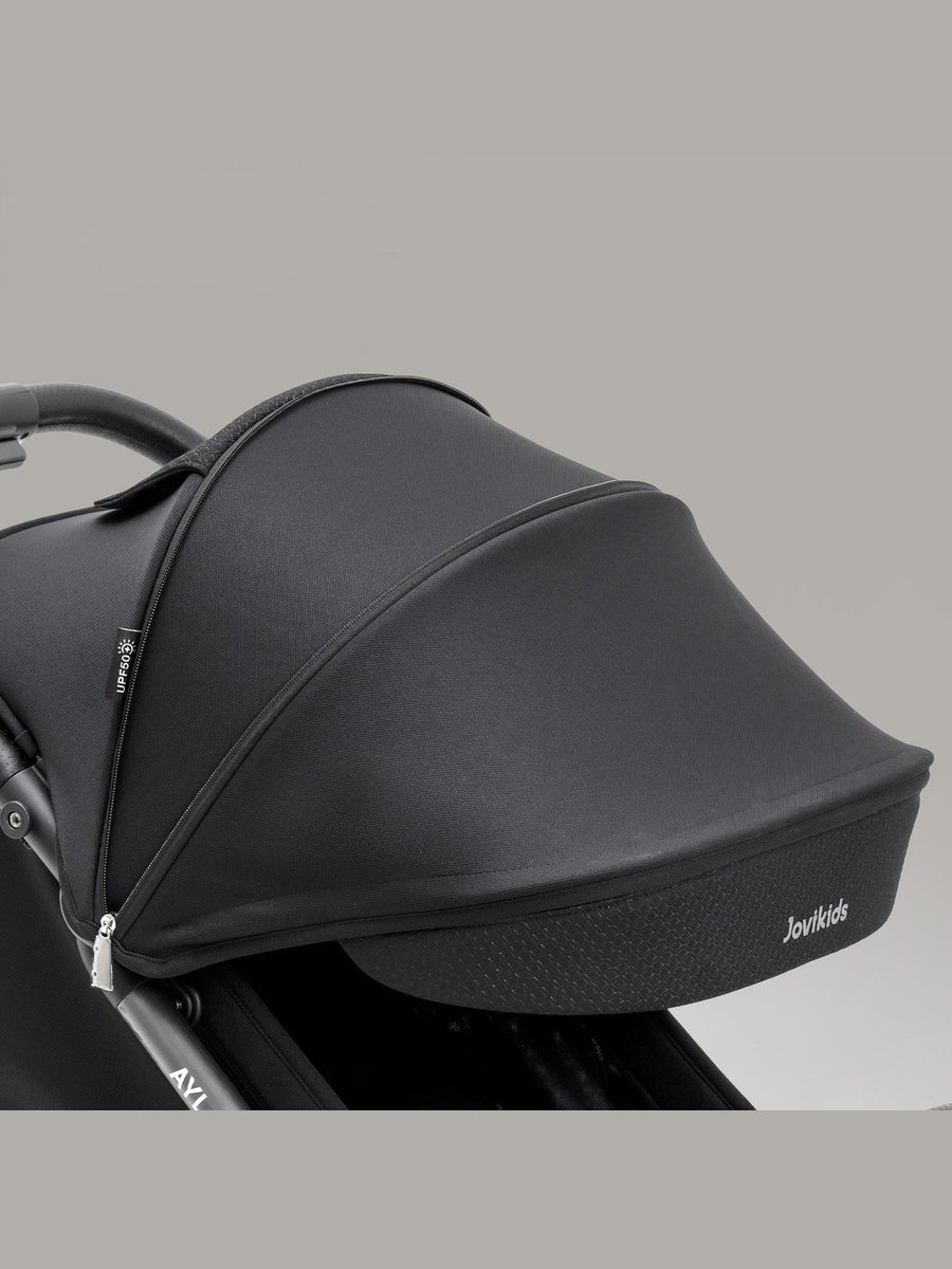 JoviKids Ayla Pushchair Lightweight, Compact & Travel-Friendly - Black