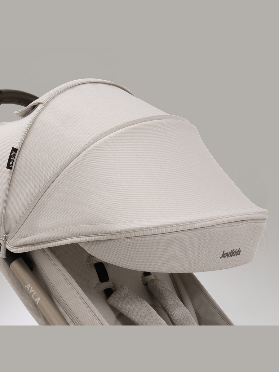 JoviKids Ayla Pushchair Lightweight, Compact & Travel-Friendly - Beige
