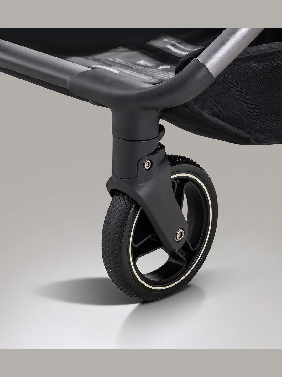 JoviKids Ayla Twin Pushchair – Lightweight Double Stroller with Compact Fold Black