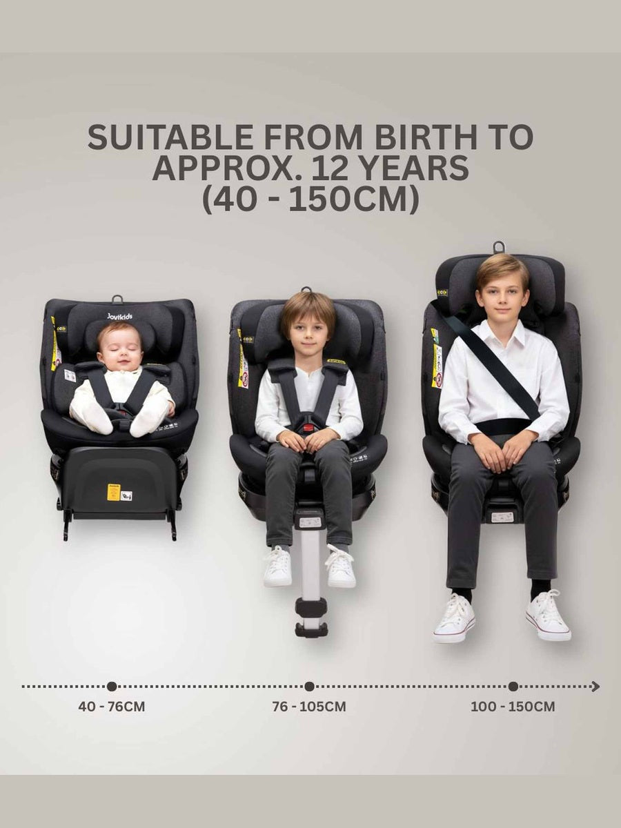 JoviKids Ranger 2 i-Size Car Seat with Leg Extension Cushion - Twilight