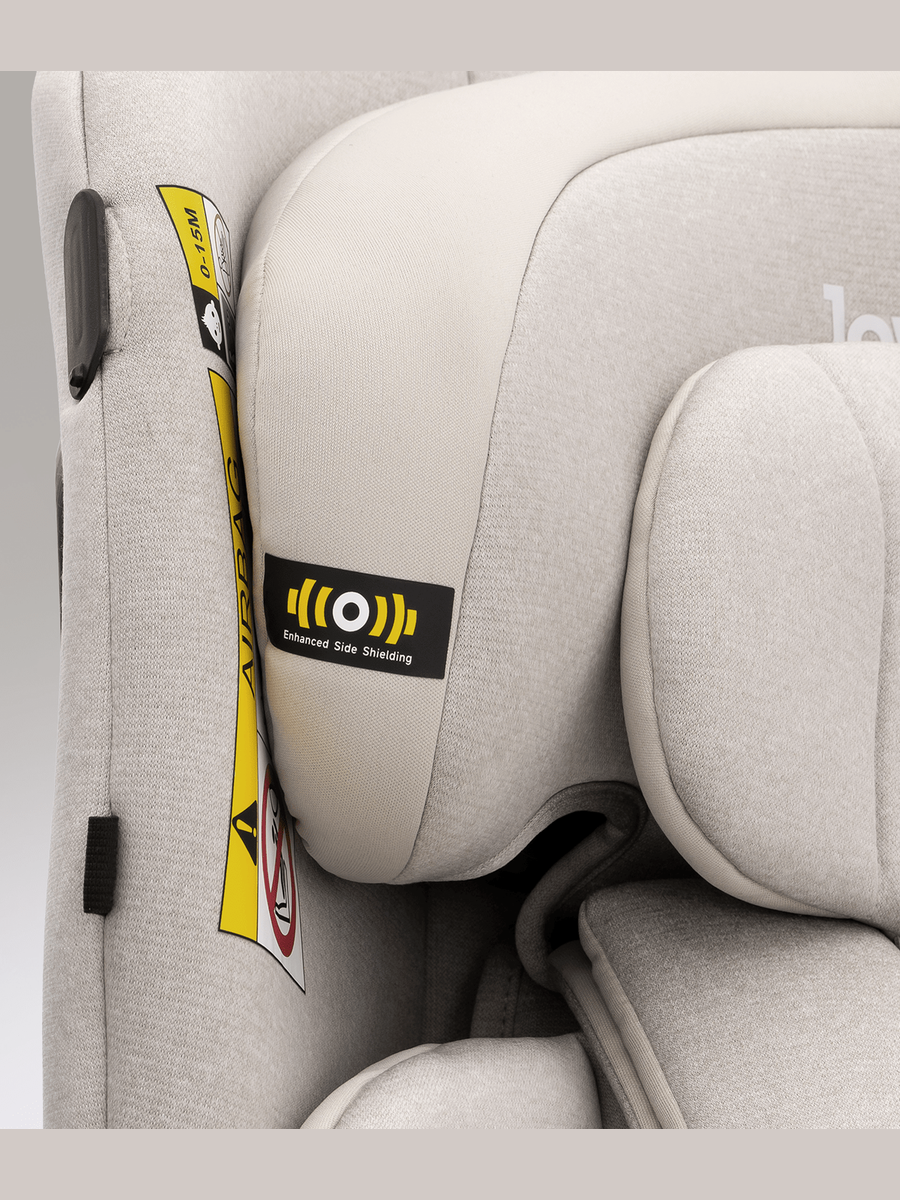 JoviKids Ranger 2 i-Size Car Seat with Leg Extension Cushion - Milkstone