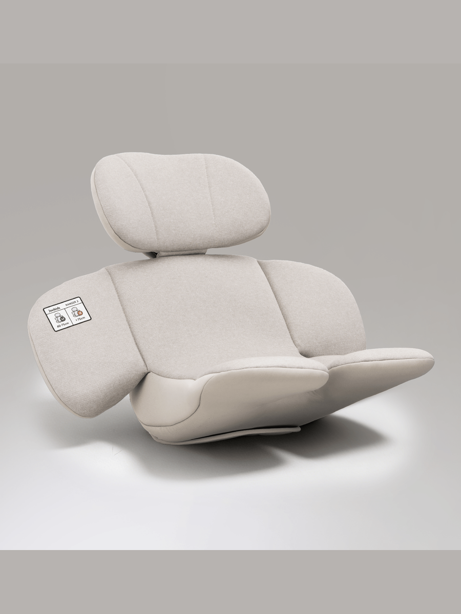 JoviKids Ranger 2 i-Size Car Seat with Leg Extension Cushion - Milkstone