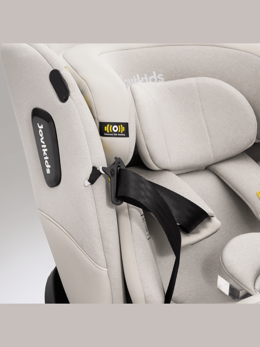 JoviKids Ranger 2 i-Size Car Seat with Leg Extension Cushion - Milkstone