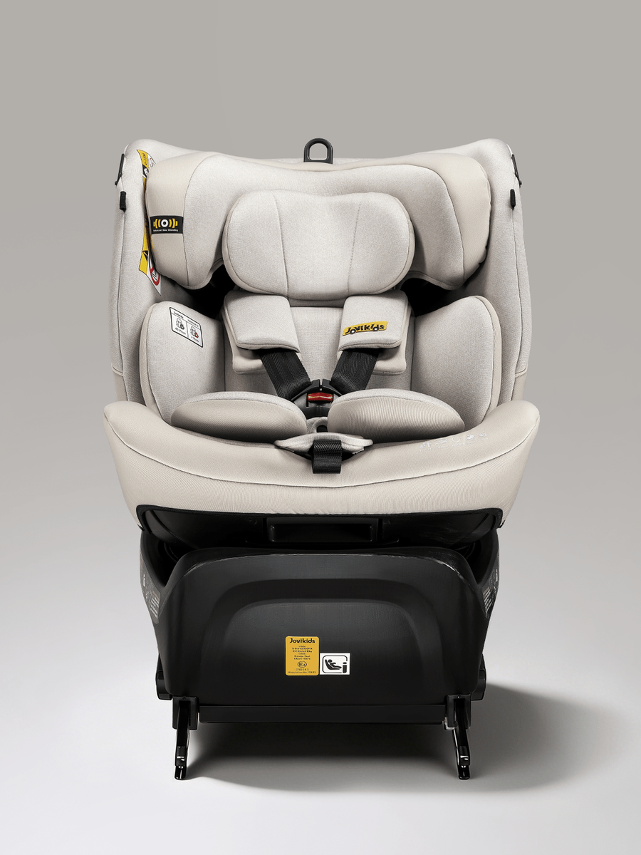 JoviKids Ranger 2 i-Size Car Seat with Leg Extension Cushion - Milkstone