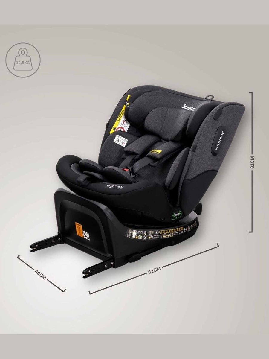 JoviKids Ranger 2 i-Size Car Seat with Leg Extension Cushion - Twilight