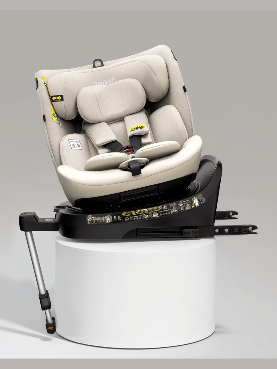 JoviKids Ranger 2 i-Size Car Seat with Leg Extension Cushion - Milkstone