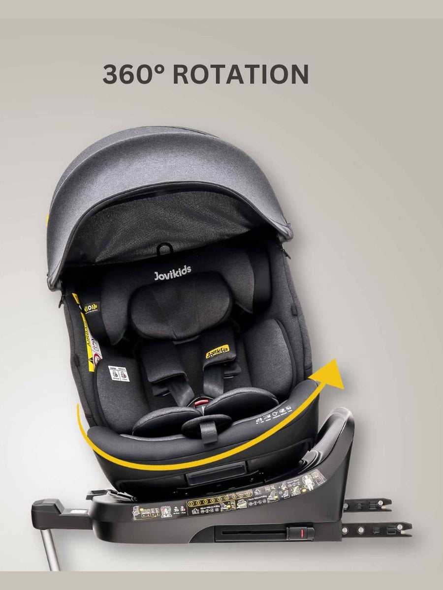 JoviKids Ranger 2 i-Size Car Seat with Leg Extension Cushion - Twilight