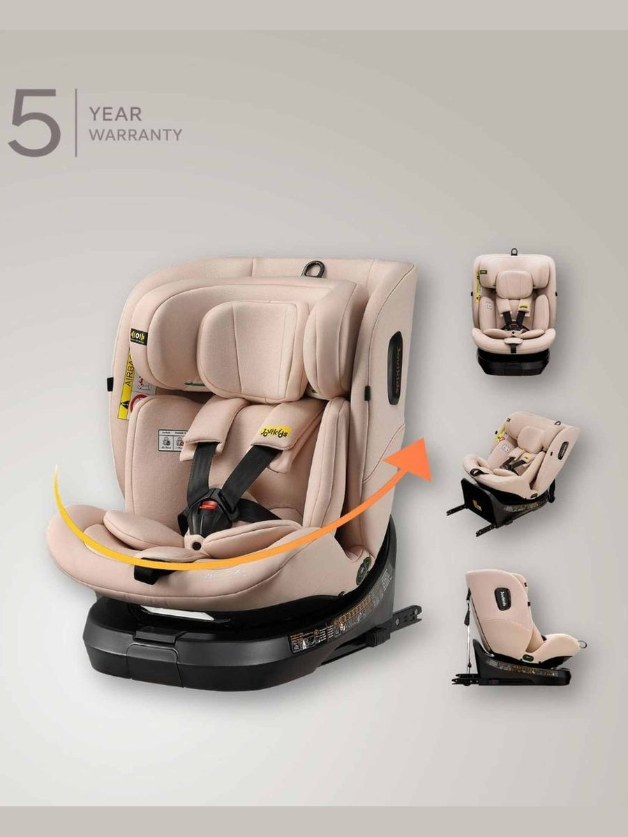 JoviKids Ranger TT 360 Spin ISOFIX Car Seat R129 i-Size (Birth to 12 Years) Rosewood