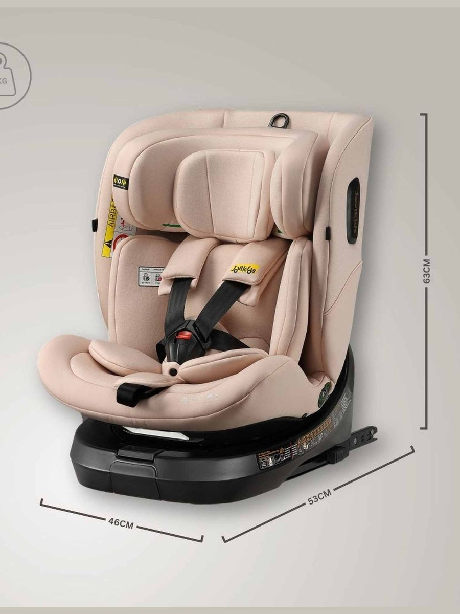 JoviKids Ranger TT 360 Spin ISOFIX Car Seat R129 i-Size (Birth to 12 Years) Rosewood