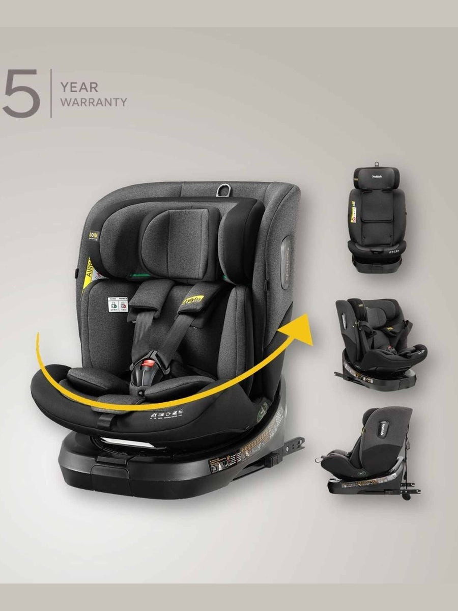JoviKids Ranger TT Spin 360 Car Seat with ISOFIX - R129 i-Size (Birth to 12 Years) in Twilight