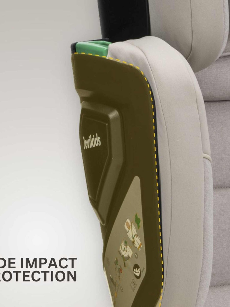 JoviKids Rober+ Folding i-Size Booster Car Seat (3–12 Years) Milkstone