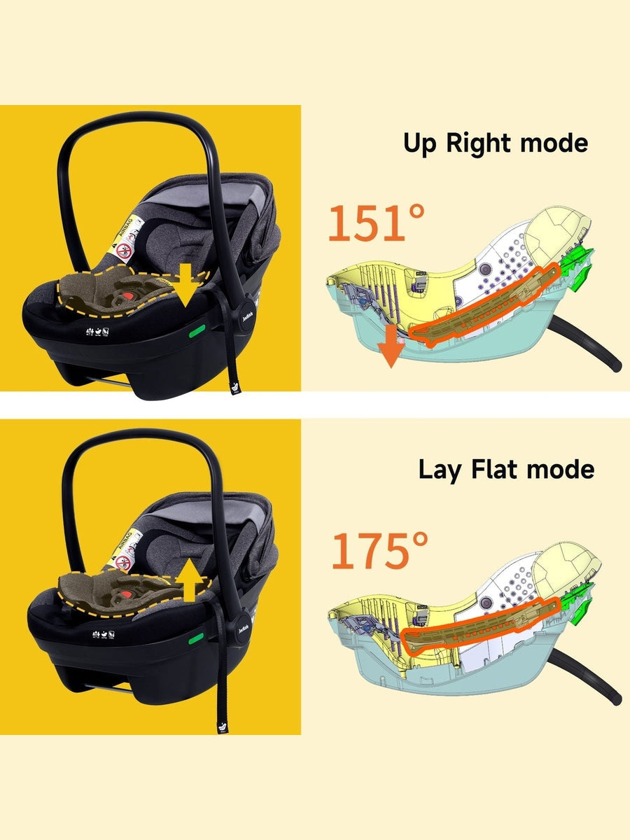 Jovikids Aria Infant Carrier Car Seat - Black