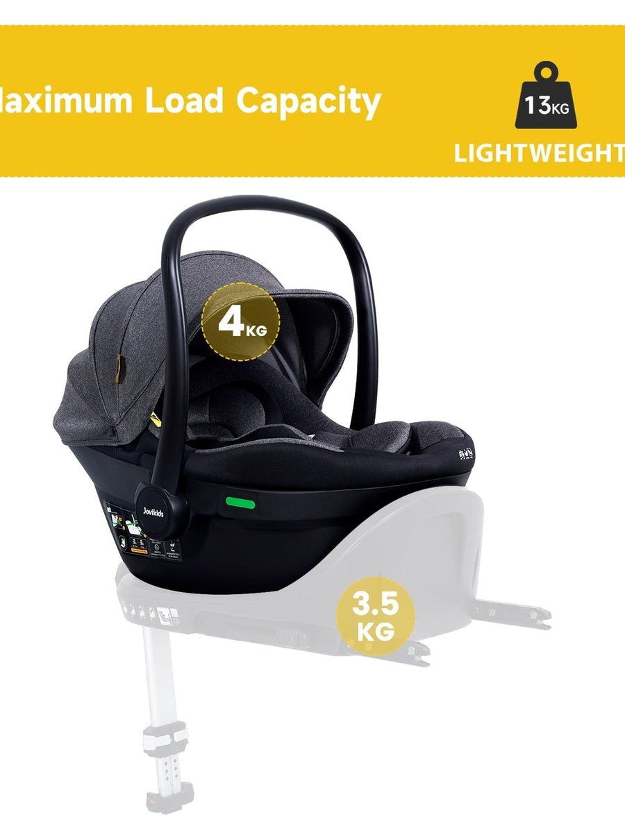 Jovikids Aria Infant Carrier Car Seat - Black
