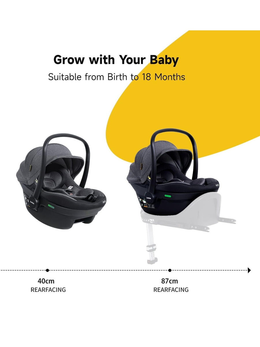 Jovikids Aria Infant Carrier Car Seat - Black