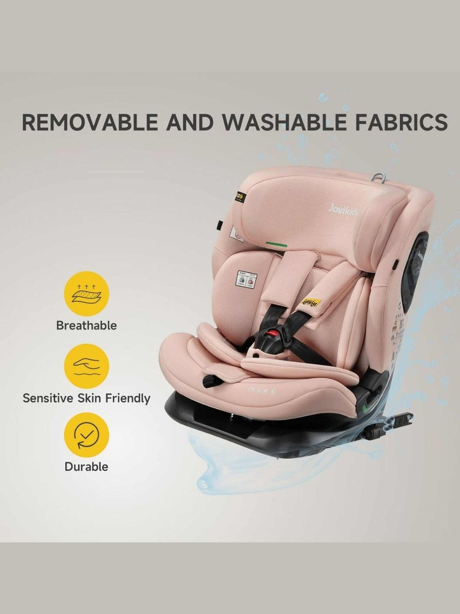 Jovikids CICI TT i-Size Child Seat 76–150cm - Rosewood