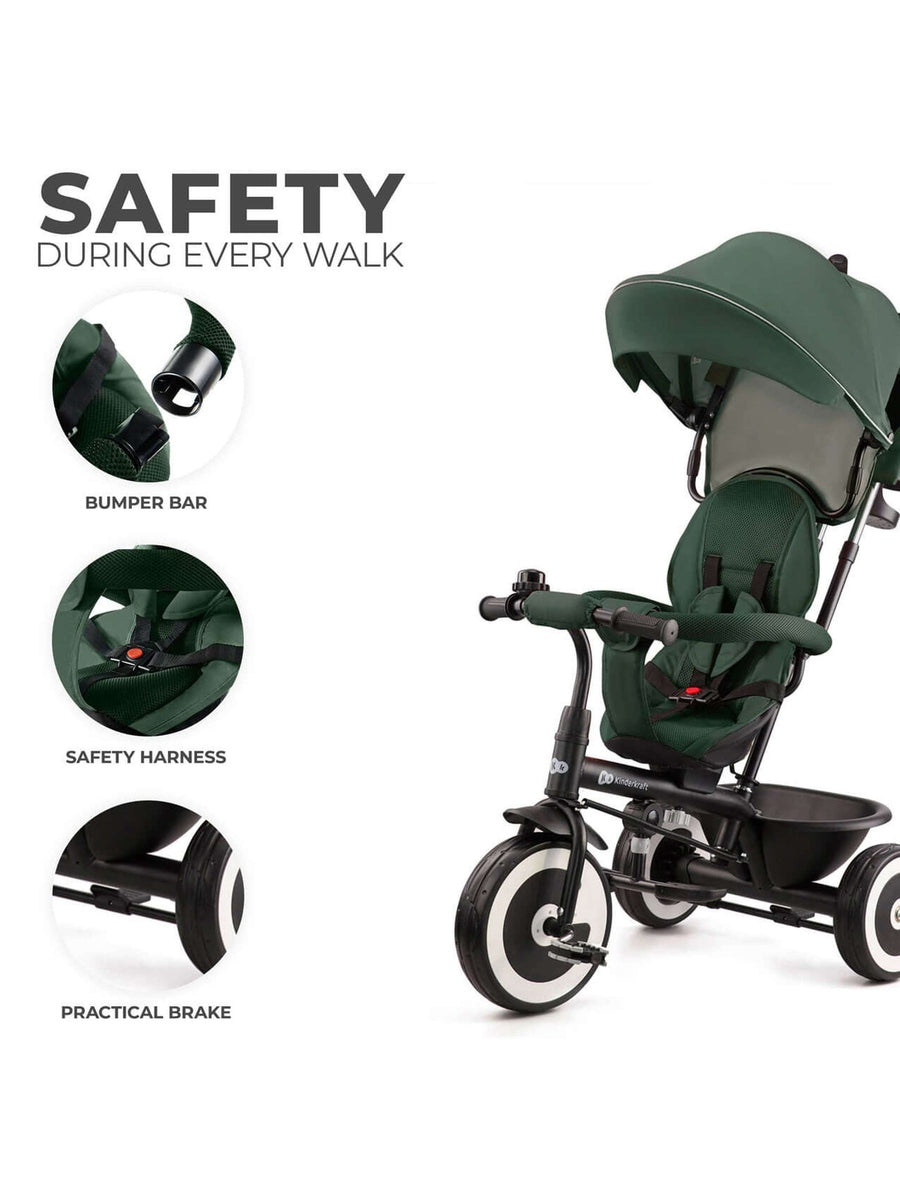 Kinderkraft Aston Trike – Mystic Green
