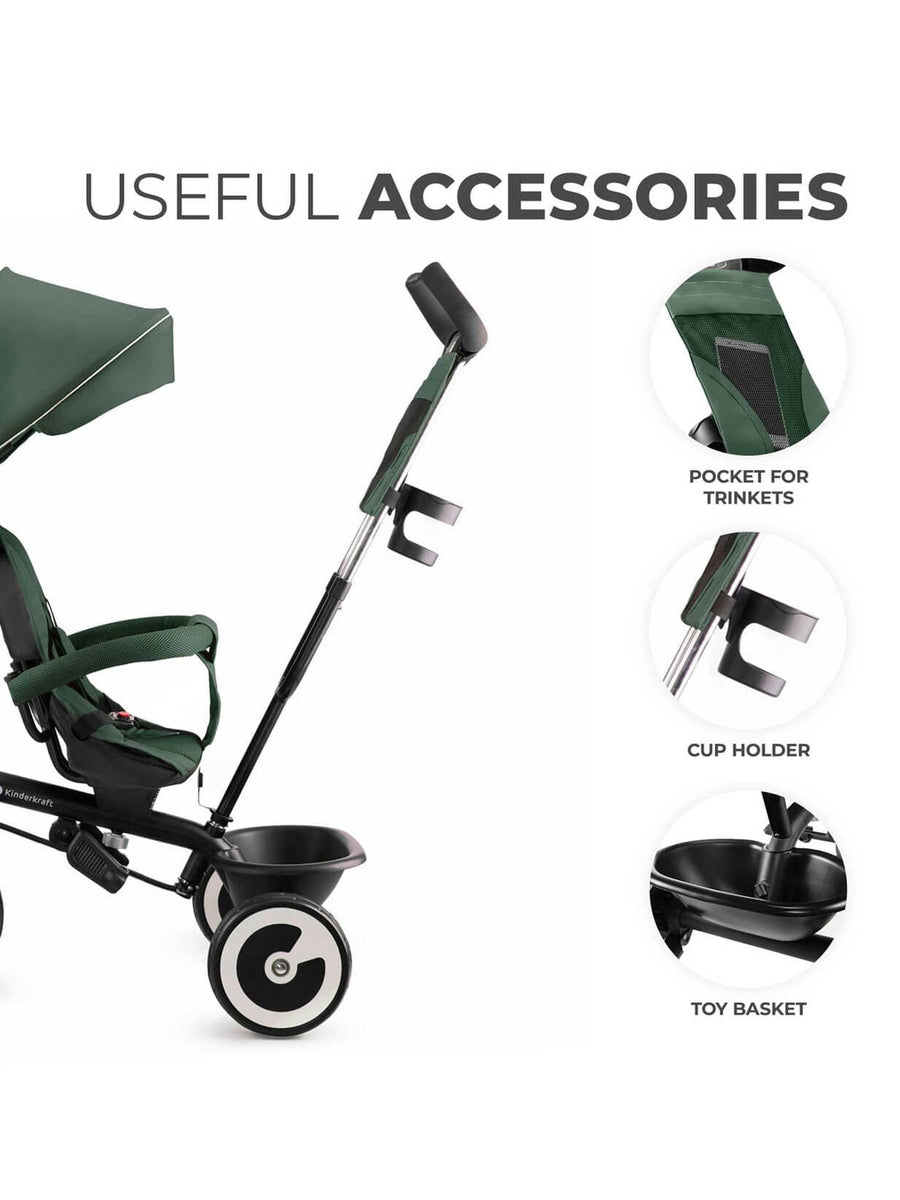 Kinderkraft Aston Trike – Mystic Green