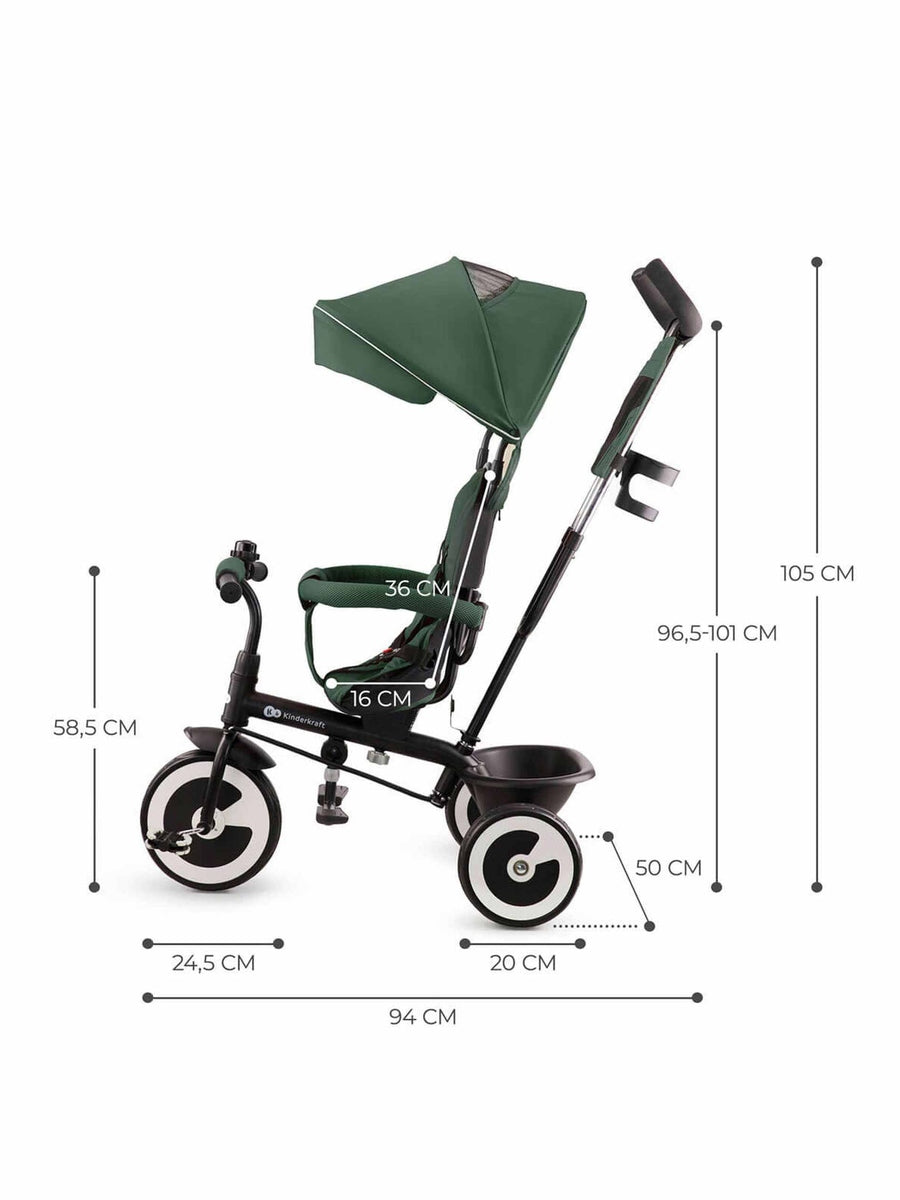 Kinderkraft Aston Trike – Mystic Green