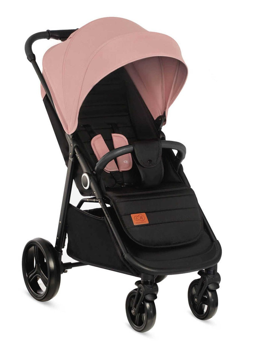 Kinderkraft Grande Plus Pushchair – Pink | One-Hand Fold, Lie-Flat Seat, Birth to 22kg