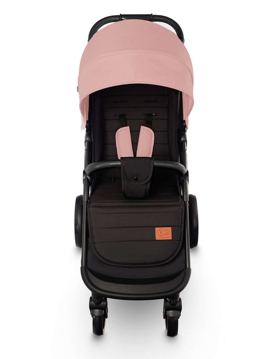 Kinderkraft Grande Plus Pushchair – Pink | One-Hand Fold, Lie-Flat Seat, Birth to 22kg