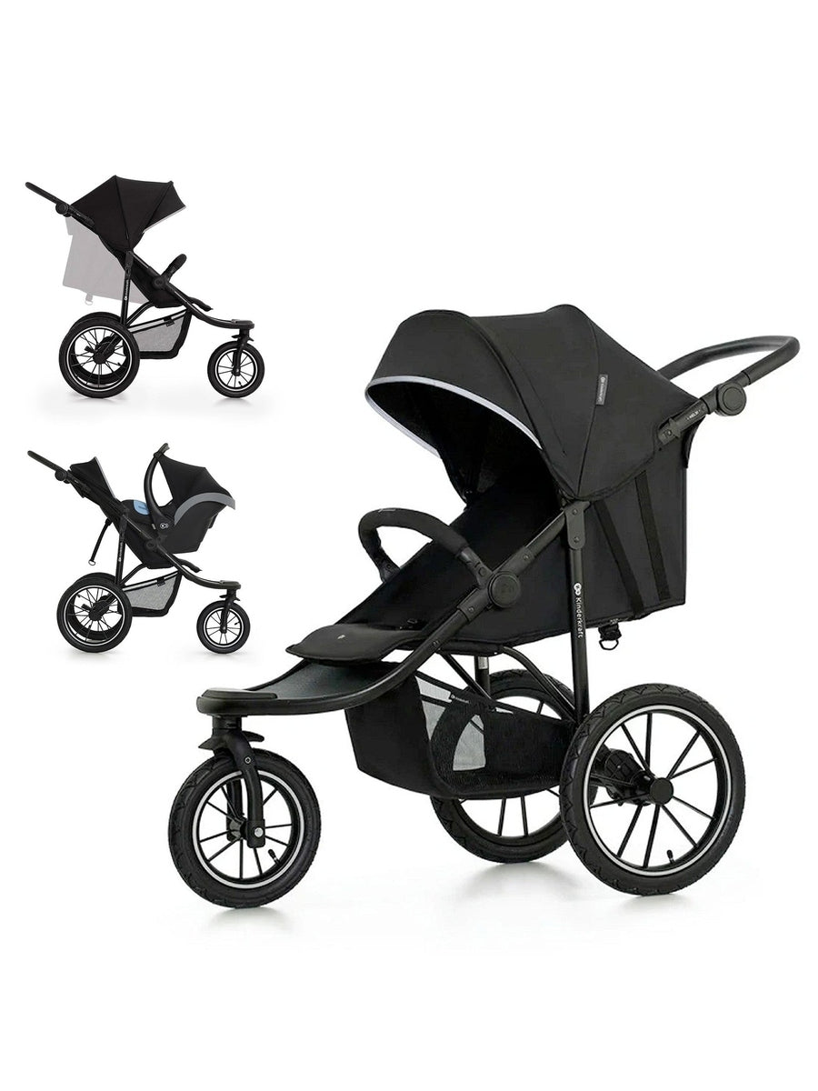 Kinderkraft HELSI 2 All-Terrain Stroller Black