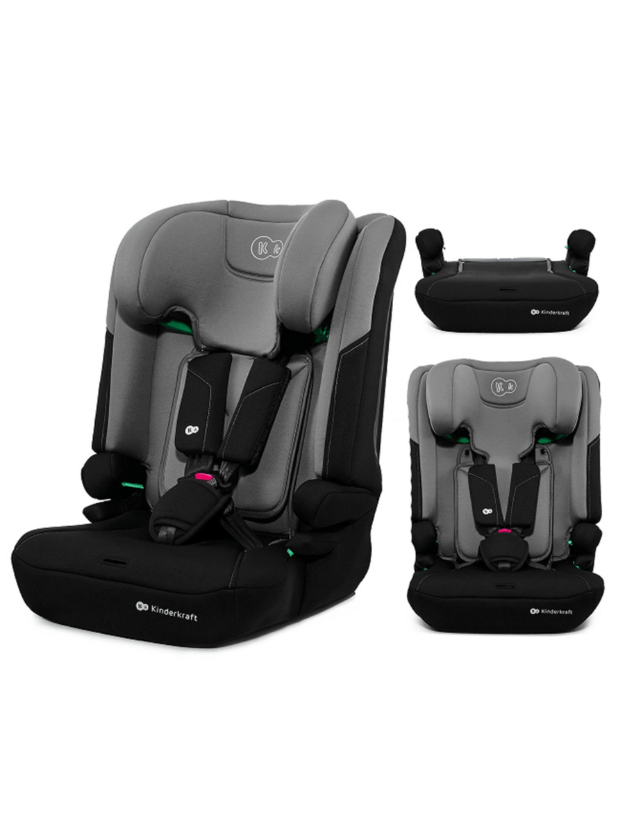 Kinderkraft I-COMFY i-Size Group 1/2/3 Car Seat - Dark Grey