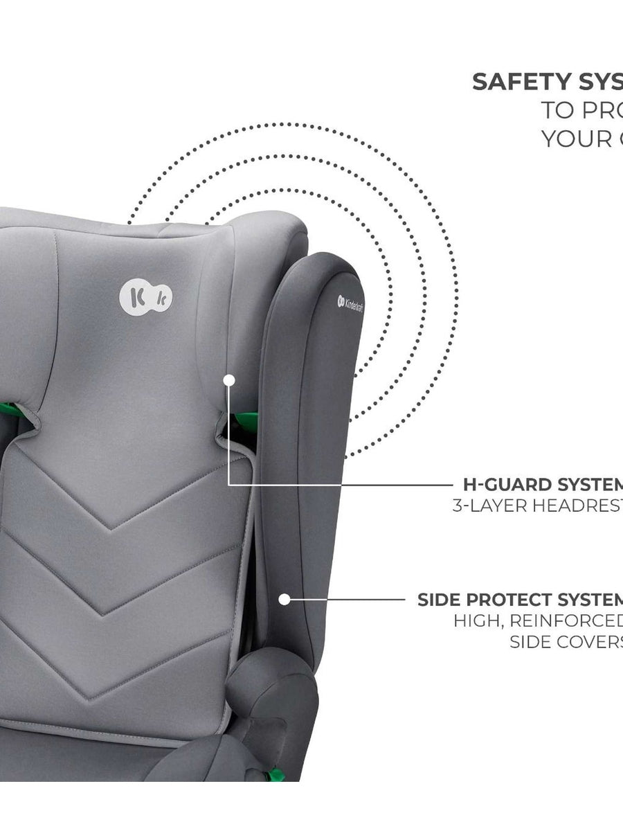 Kinderkraft I-Spark Group 2/3 R129 i-Size Car Seat - Grey