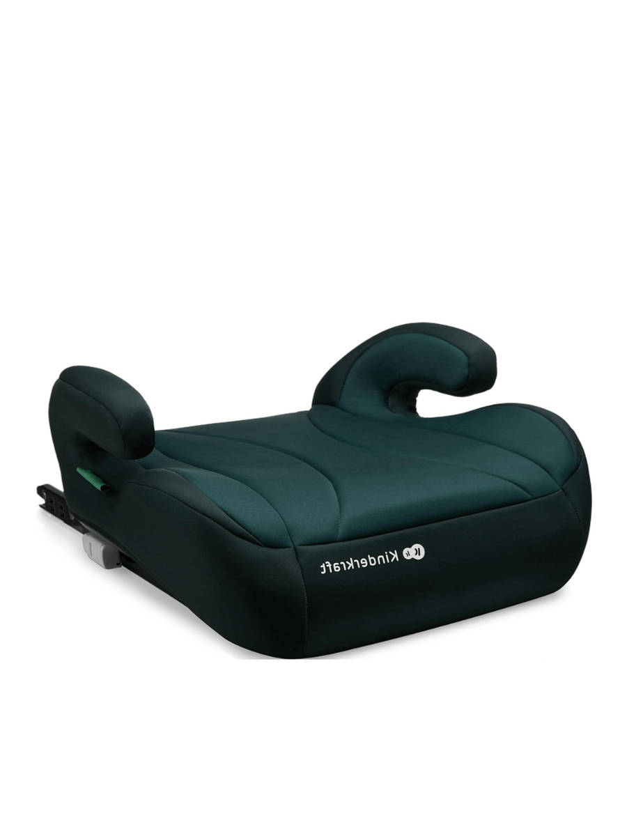 Kinderkraft I-boost Car Seat, I-size, 135-150cm, Baby Seat, Booster Seat Green