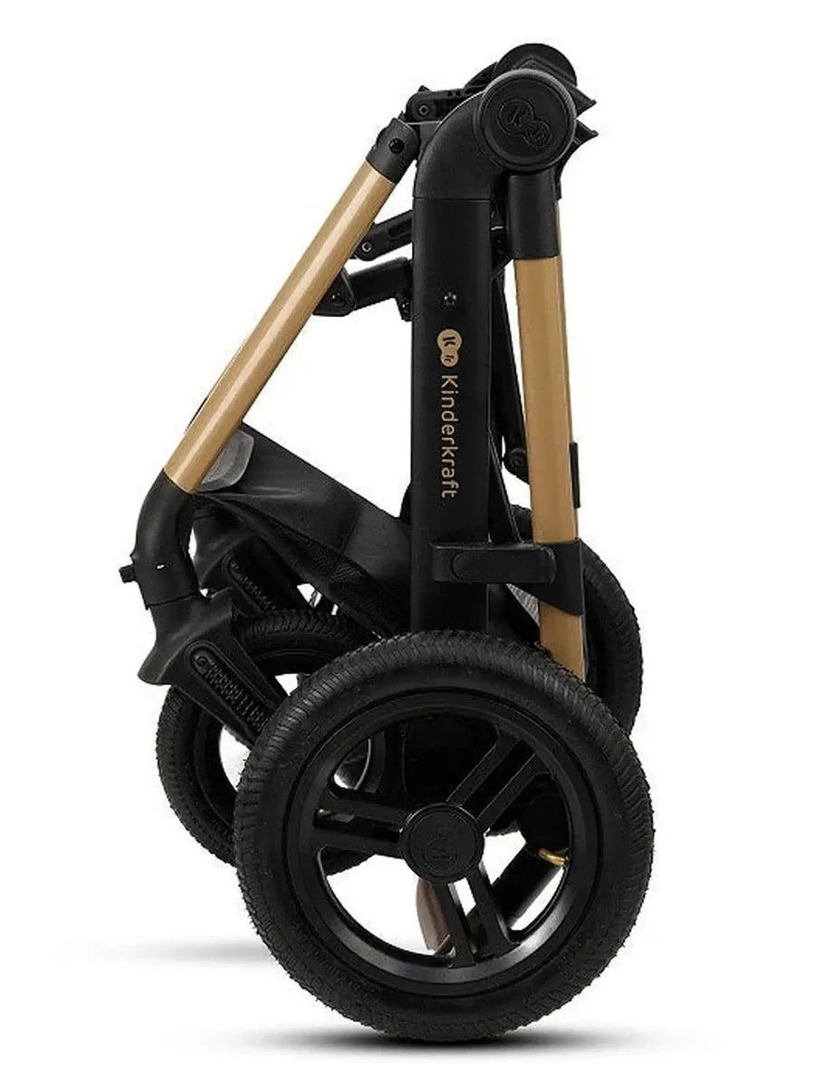 Kinderkraft MOOV 2 Air 3-in-1 Travel System – Pure Black