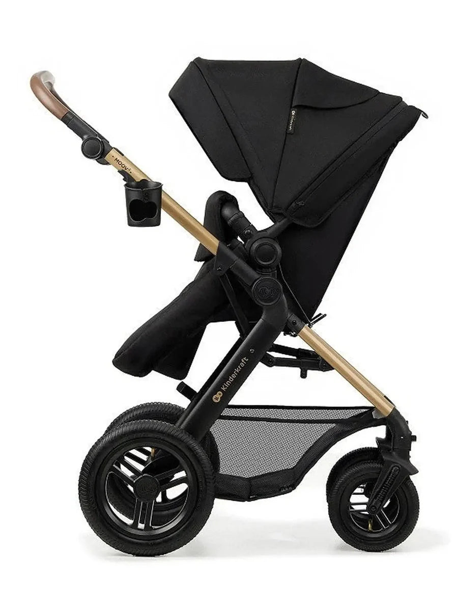 Kinderkraft MOOV 2 Air 3-in-1 Travel System – Pure Black