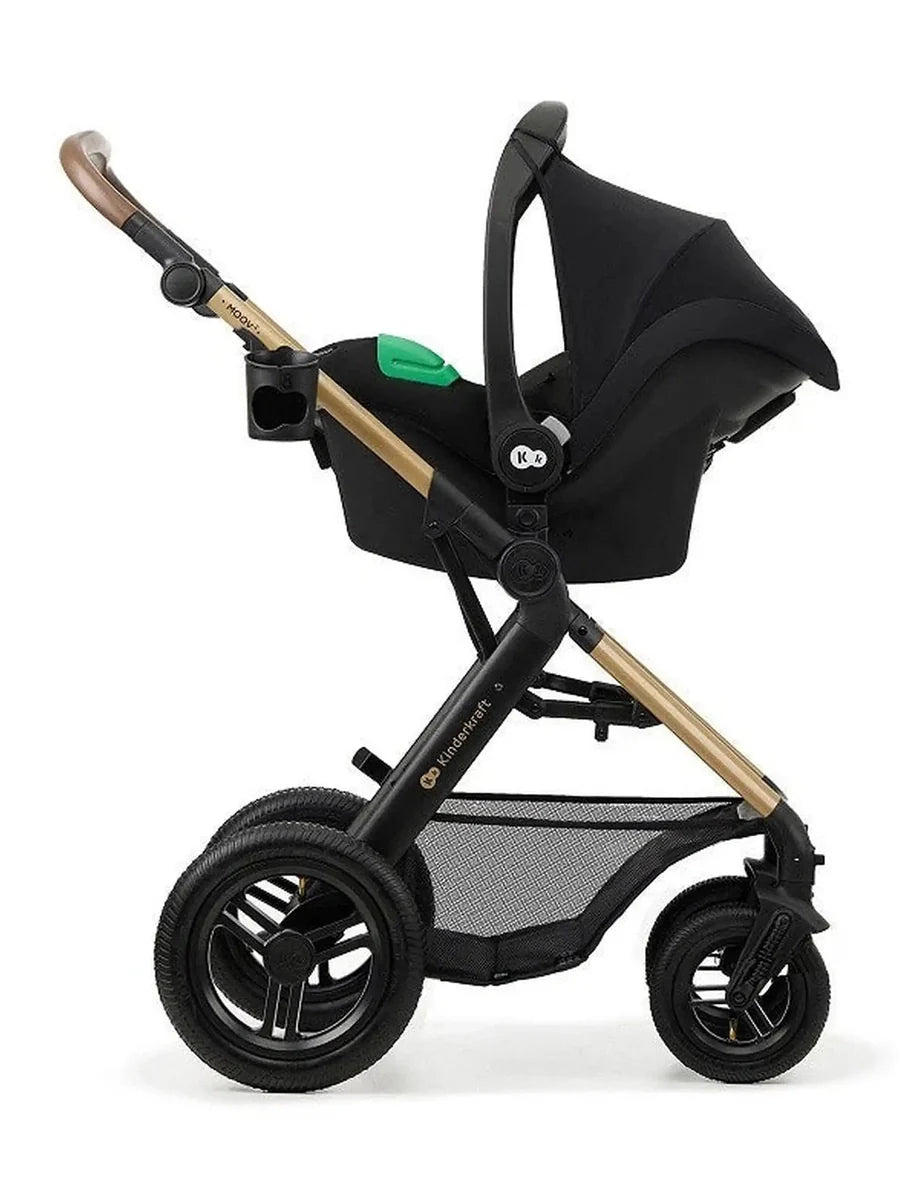 Kinderkraft MOOV 2 Air 3-in-1 Travel System – Pure Black